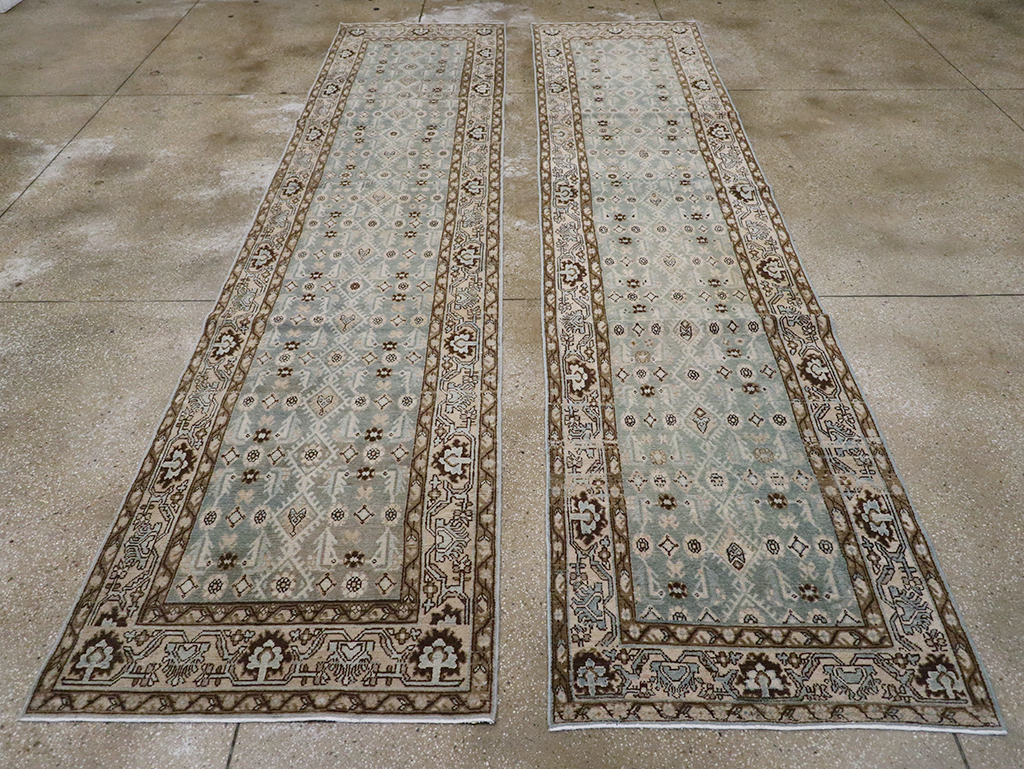 Vintage Persian Malayer Runner, No.32686 - Staging
