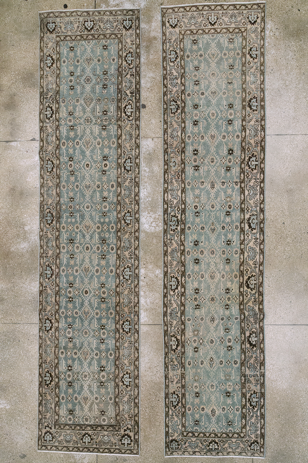 Vintage Persian Malayer Runner, No.32686 - Staging