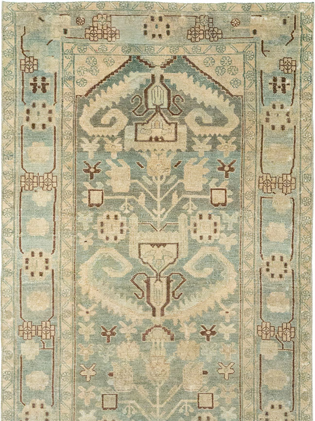 Vintage Persian Malayer Long Runner, No.32687 - Staging