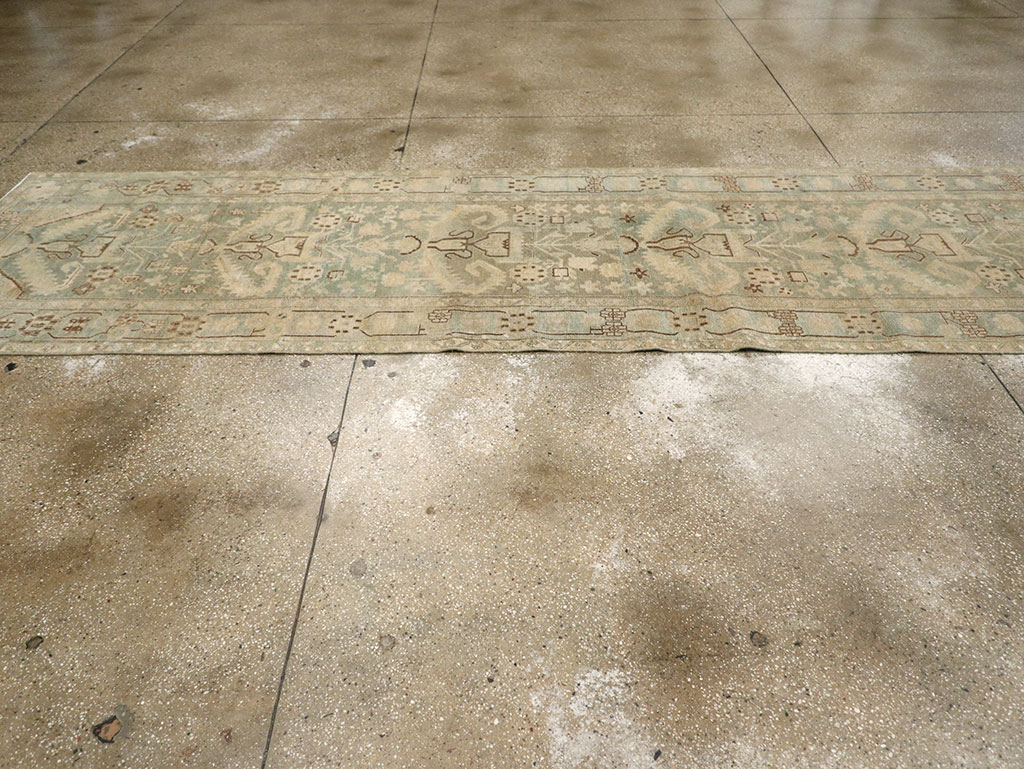 Vintage Persian Malayer Long Runner, No.32687 - Staging