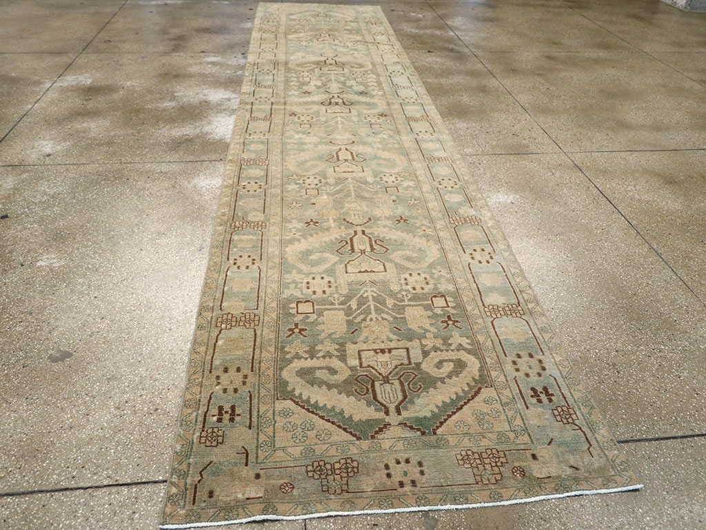 Vintage Persian Malayer Long Runner, No.32687 - Staging
