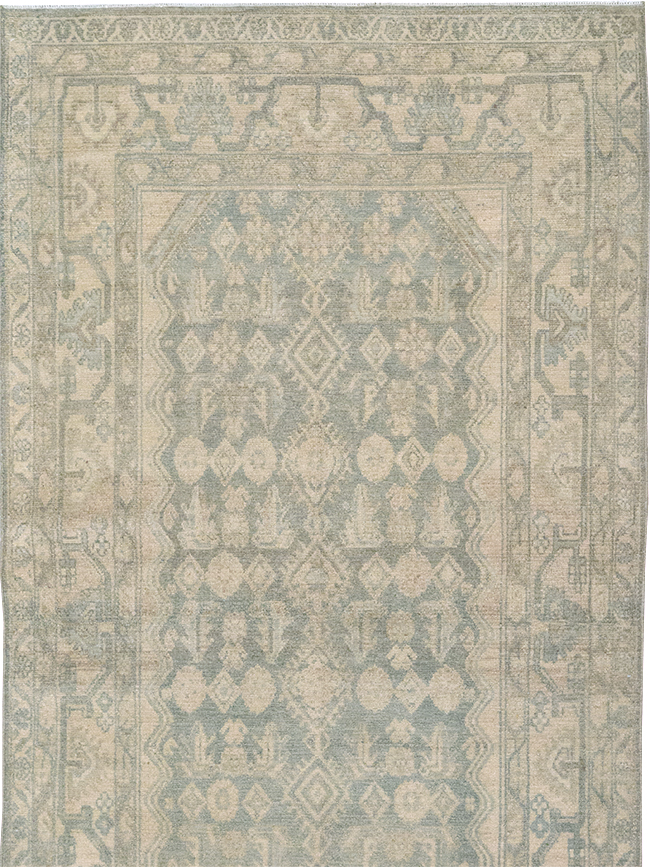 Vintage Persian Malayer Long Runner, No.32688 - Staging