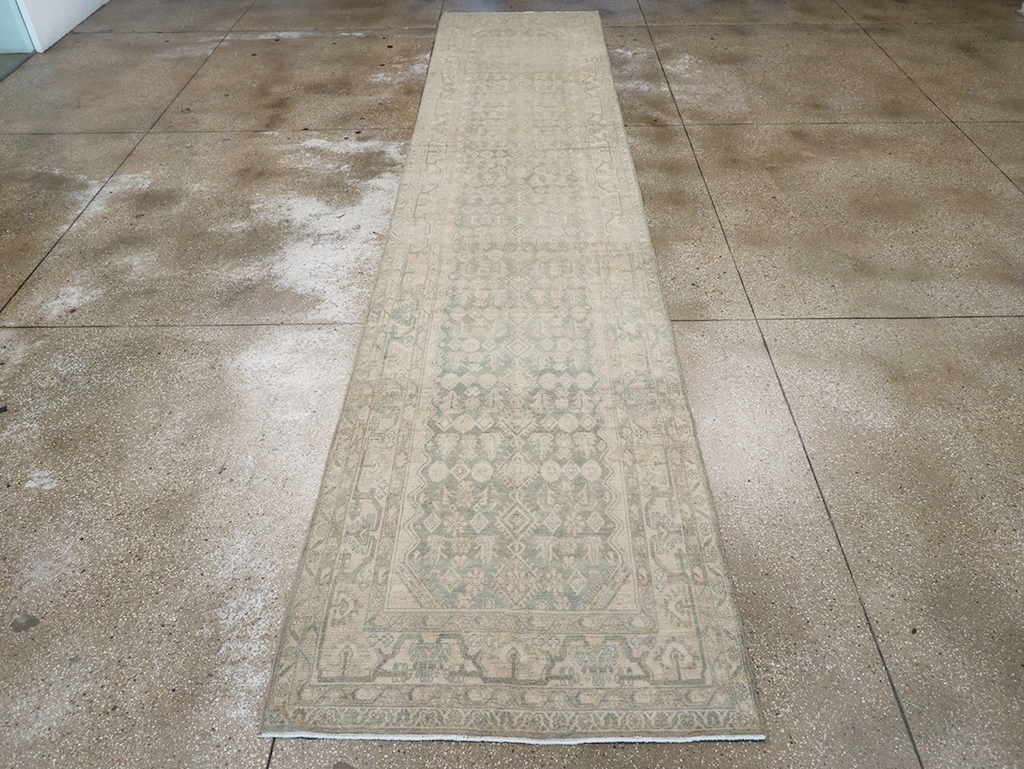 Vintage Persian Malayer Long Runner, No.32688 - Staging