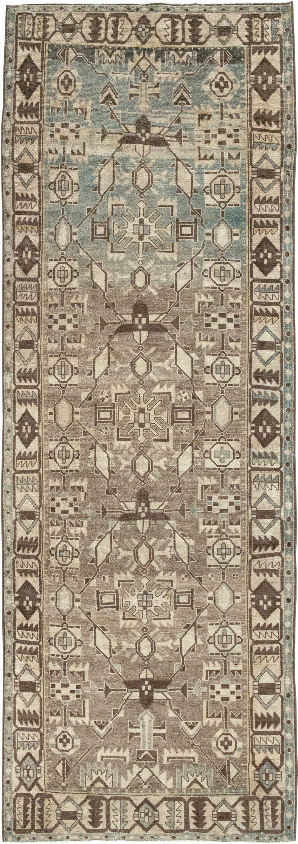 Vintage Persian Malayer Runner, No.32690 - Staging