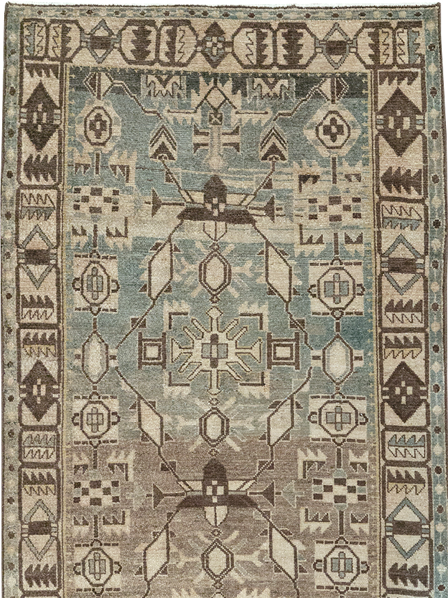 Vintage Persian Malayer Runner, No.32690 - Staging