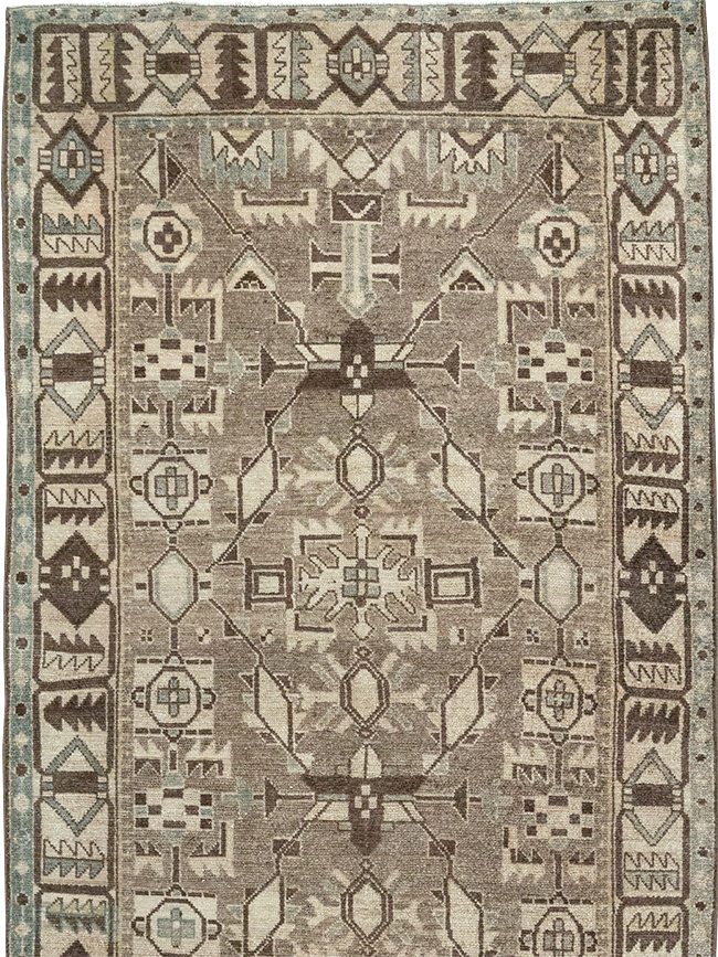 Vintage Persian Malayer Runner, No.32690 - Staging