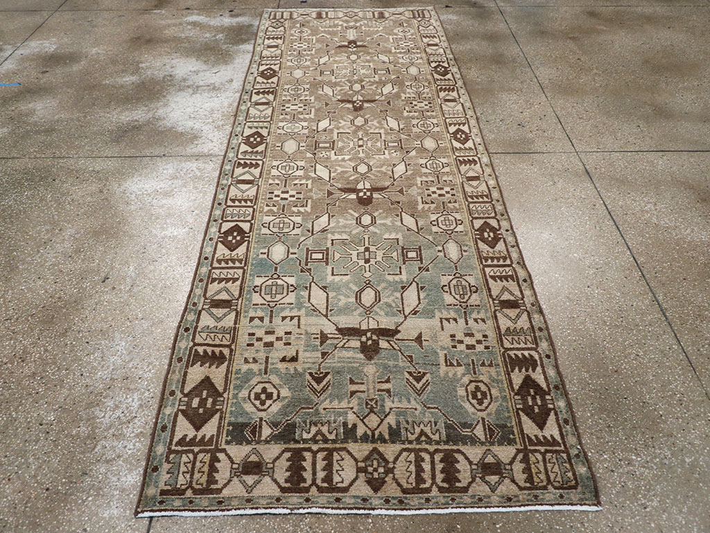 Vintage Persian Malayer Runner, No.32690 - Staging