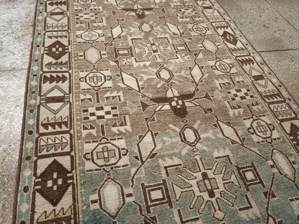 Vintage Persian Malayer Runner, No.32690 - Staging