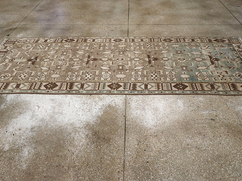 Vintage Persian Malayer Runner, No.32690 - Staging