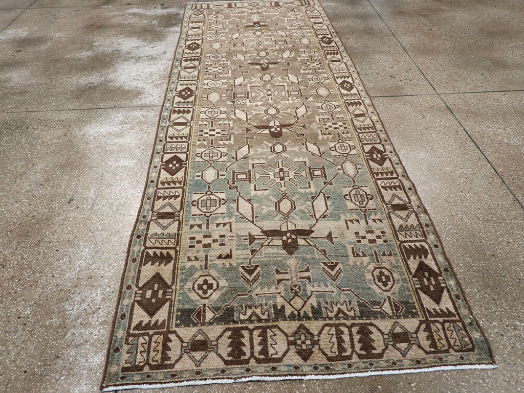 Vintage Persian Malayer Runner, No.32690 - Staging