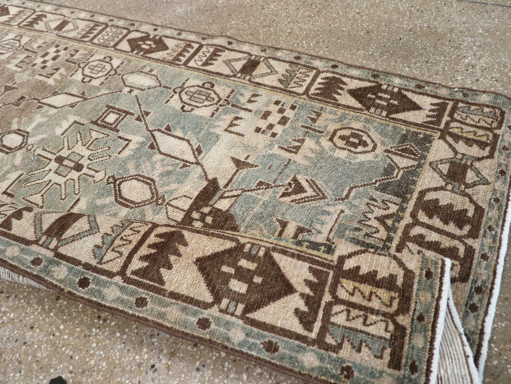 Vintage Persian Malayer Runner, No.32690 - Staging