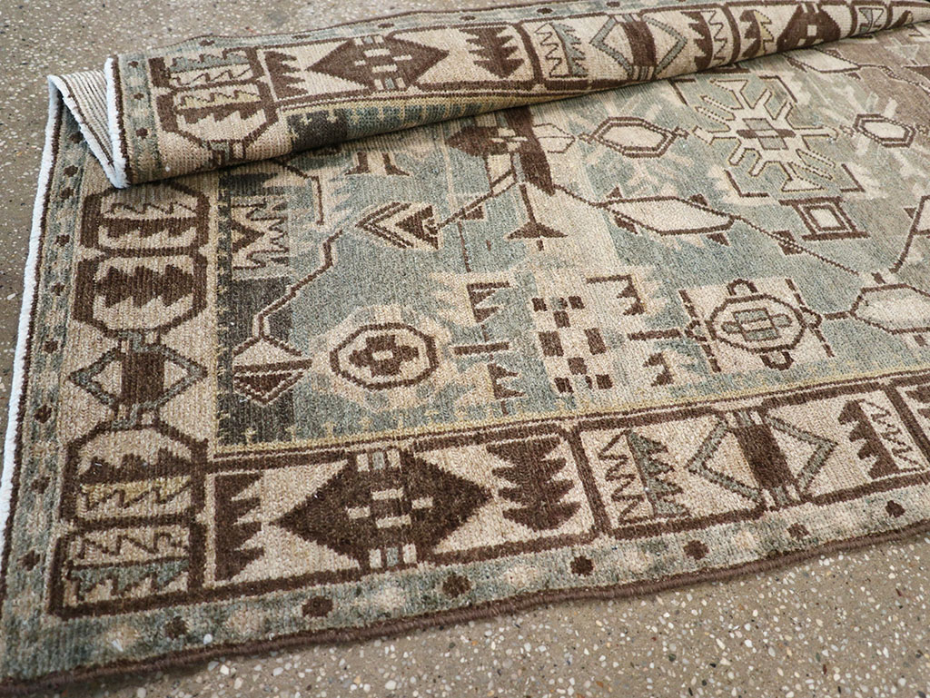 Vintage Persian Malayer Runner, No.32690 - Staging