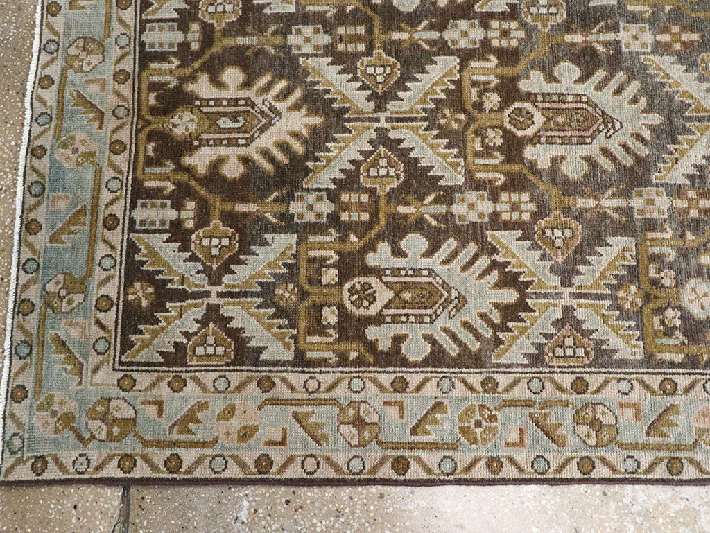 Vintage Persian Malayer Long Runner, No.32692 - Staging