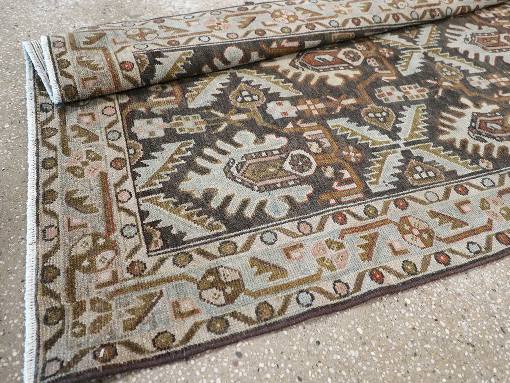 Vintage Persian Malayer Long Runner, No.32692 - Staging