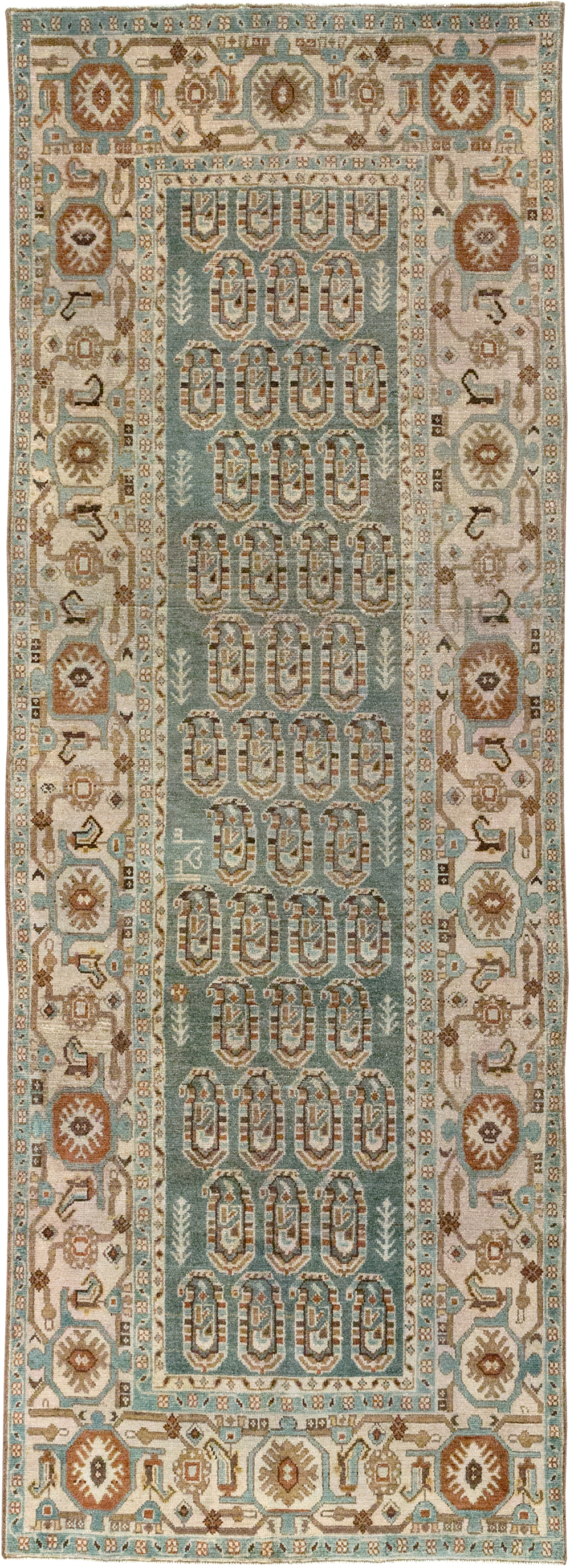 Vintage Persian Malayer Runner, No.32693 - Staging