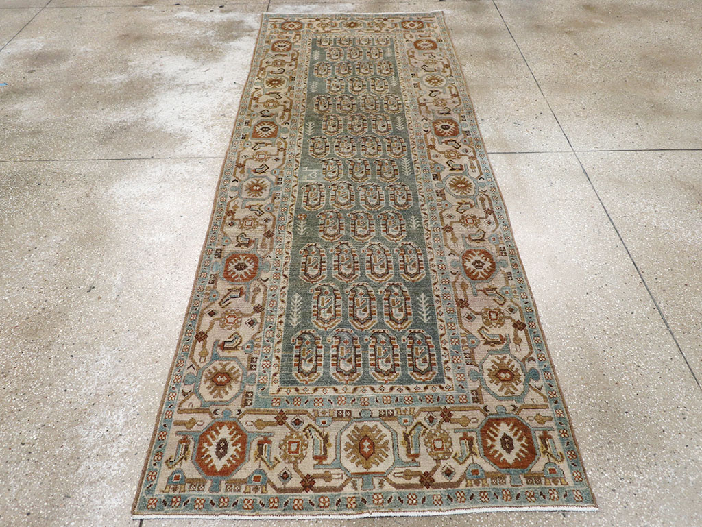 Vintage Persian Malayer Runner, No.32693 - Staging