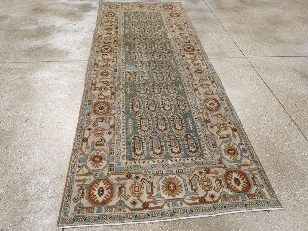 Vintage Persian Malayer Runner, No.32693 - Staging