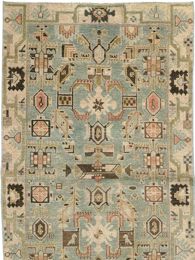 Vintage Persian Malayer Runner, No.32694 - Staging