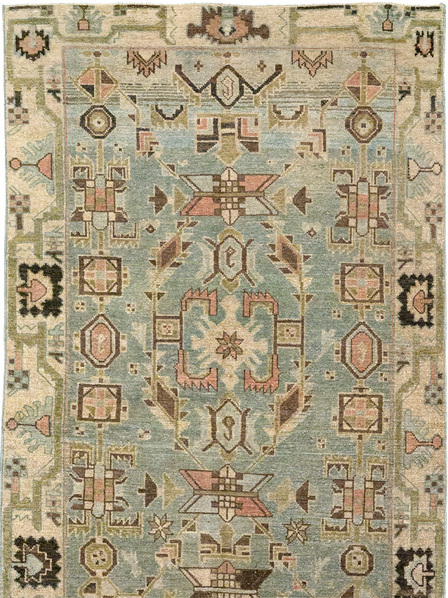 Vintage Persian Malayer Runner, No.32694 - Staging