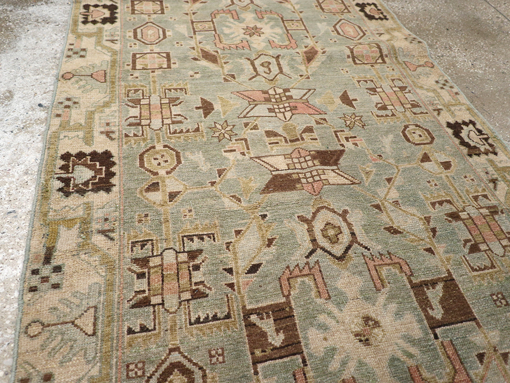 Vintage Persian Malayer Runner, No.32694 - Staging