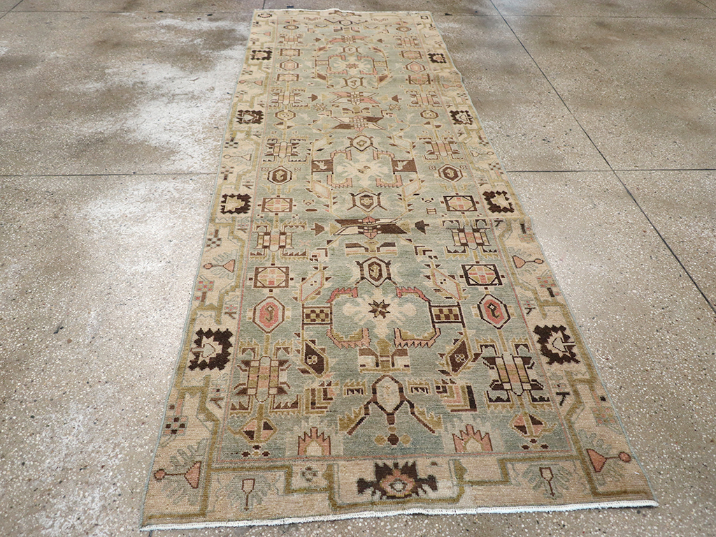 Vintage Persian Malayer Runner, No.32694 - Staging