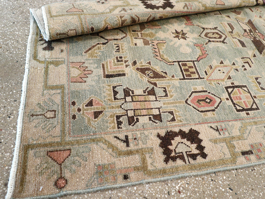 Vintage Persian Malayer Runner, No.32694 - Staging