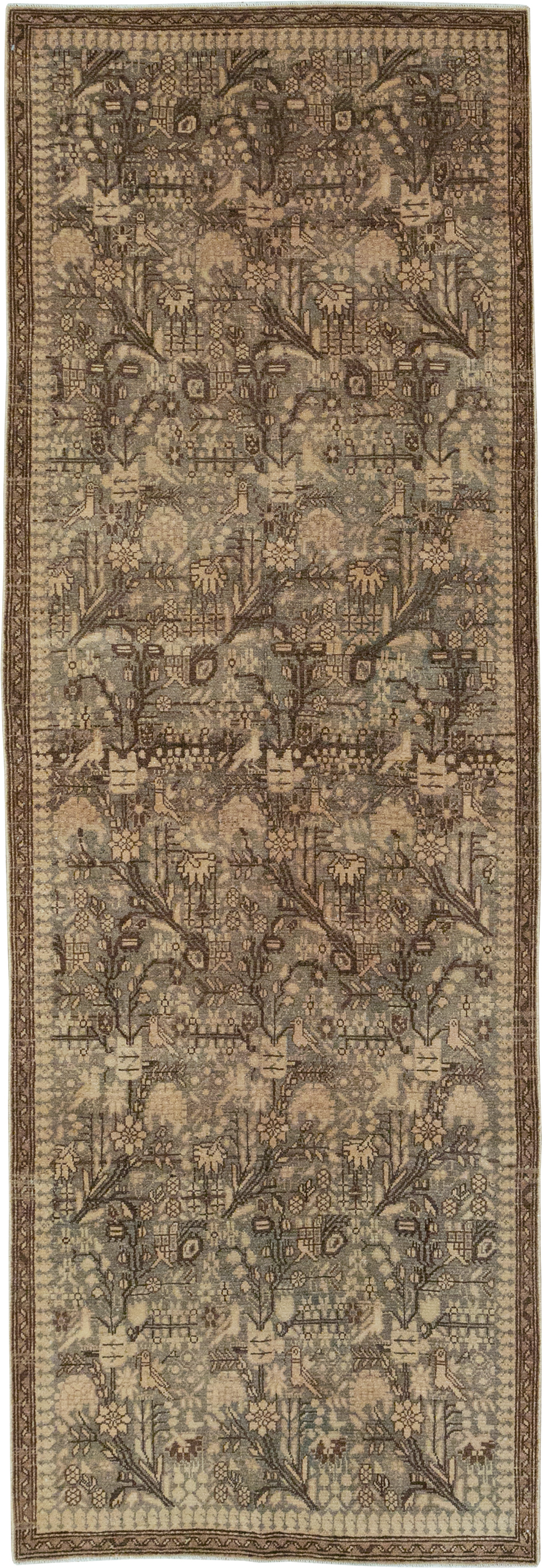 Antique Persian Malayer Runner, No.32696 - Staging