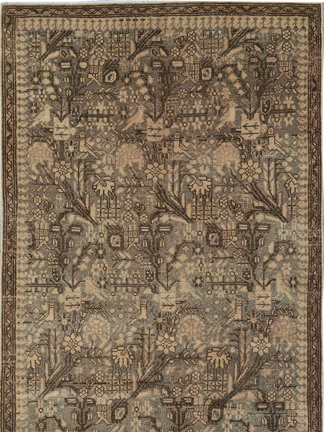 Antique Persian Malayer Runner, No.32696 - Staging