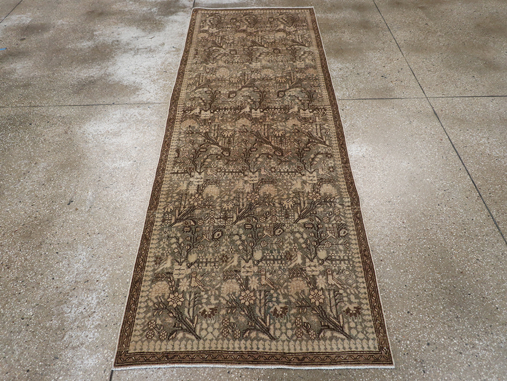 Antique Persian Malayer Runner, No.32696 - Staging
