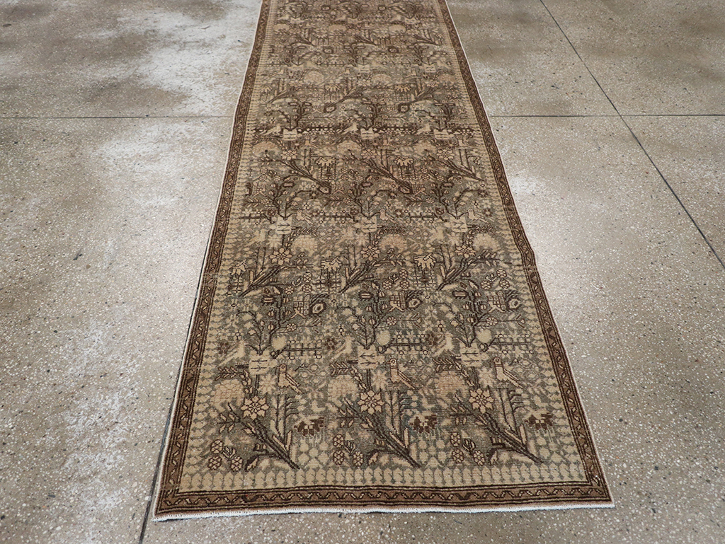 Antique Persian Malayer Runner, No.32696 - Staging