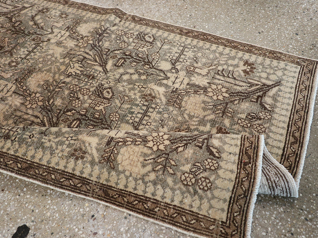 Antique Persian Malayer Runner, No.32696 - Staging