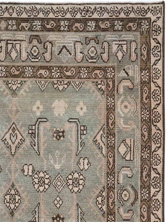 Vintage Persian Malayer Rug, No.32697 - Staging