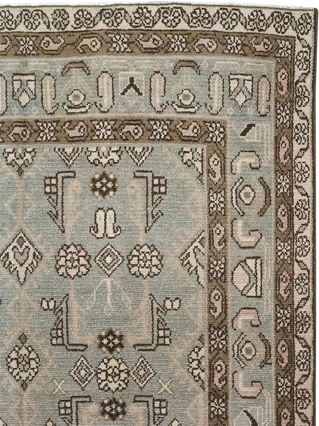 Vintage Persian Malayer Rug, No.32697 - Staging