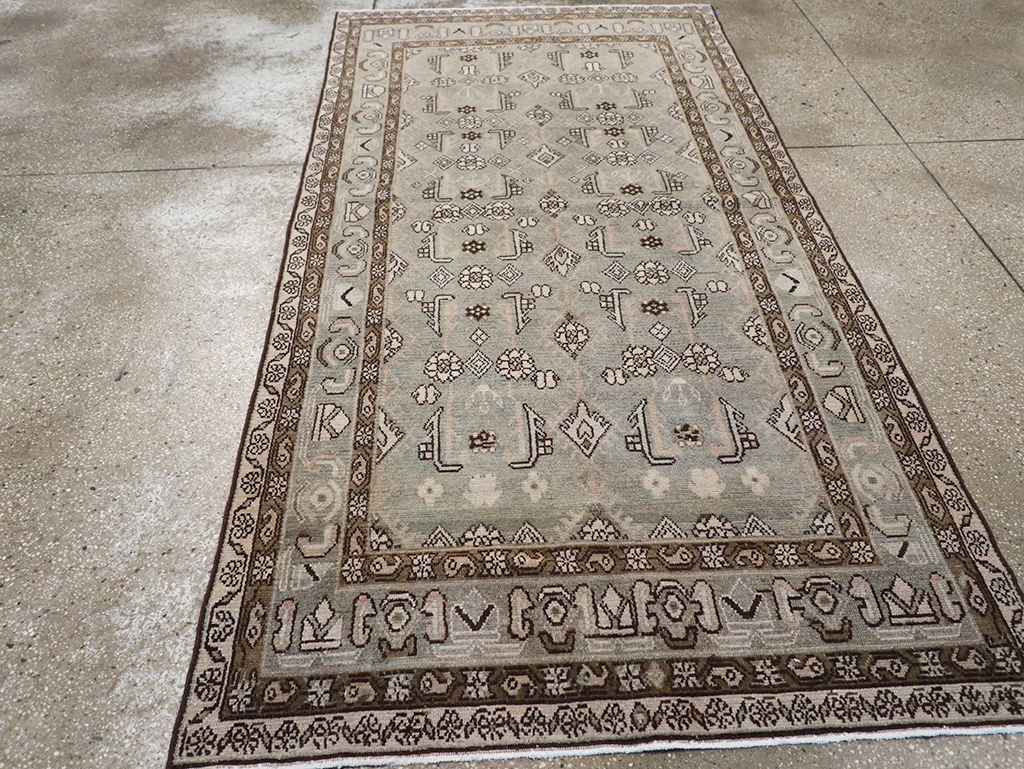 Vintage Persian Malayer Rug, No.32697 - Staging