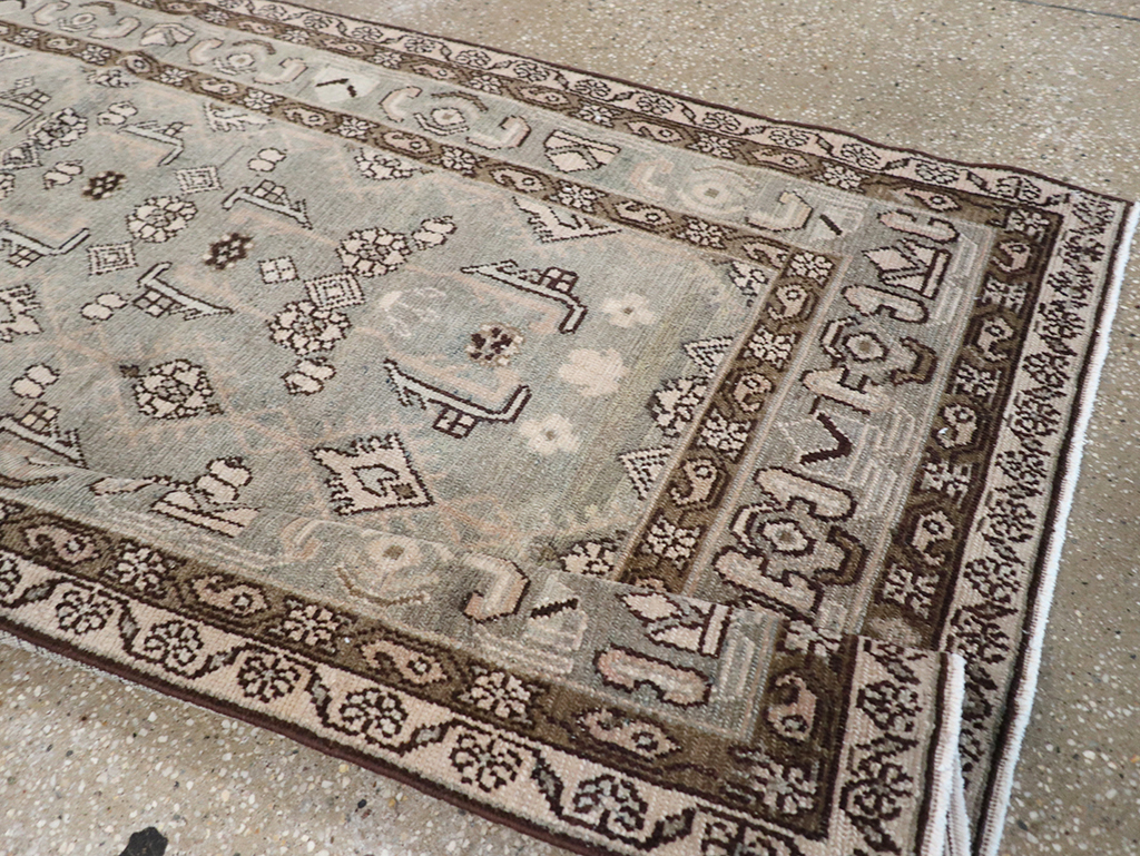 Vintage Persian Malayer Rug, No.32697 - Staging