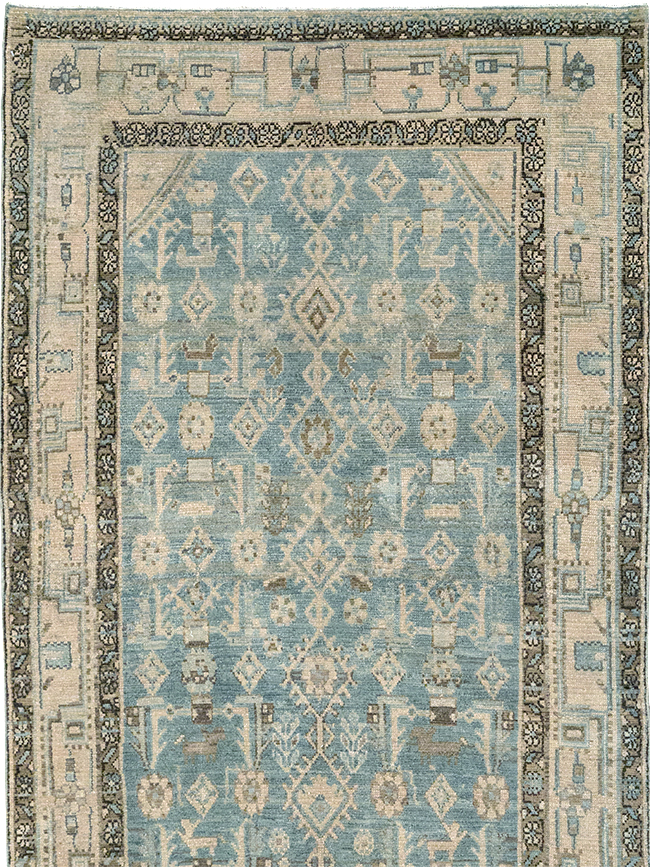 Vintage Persian Malayer Runner, No.32700 - Staging