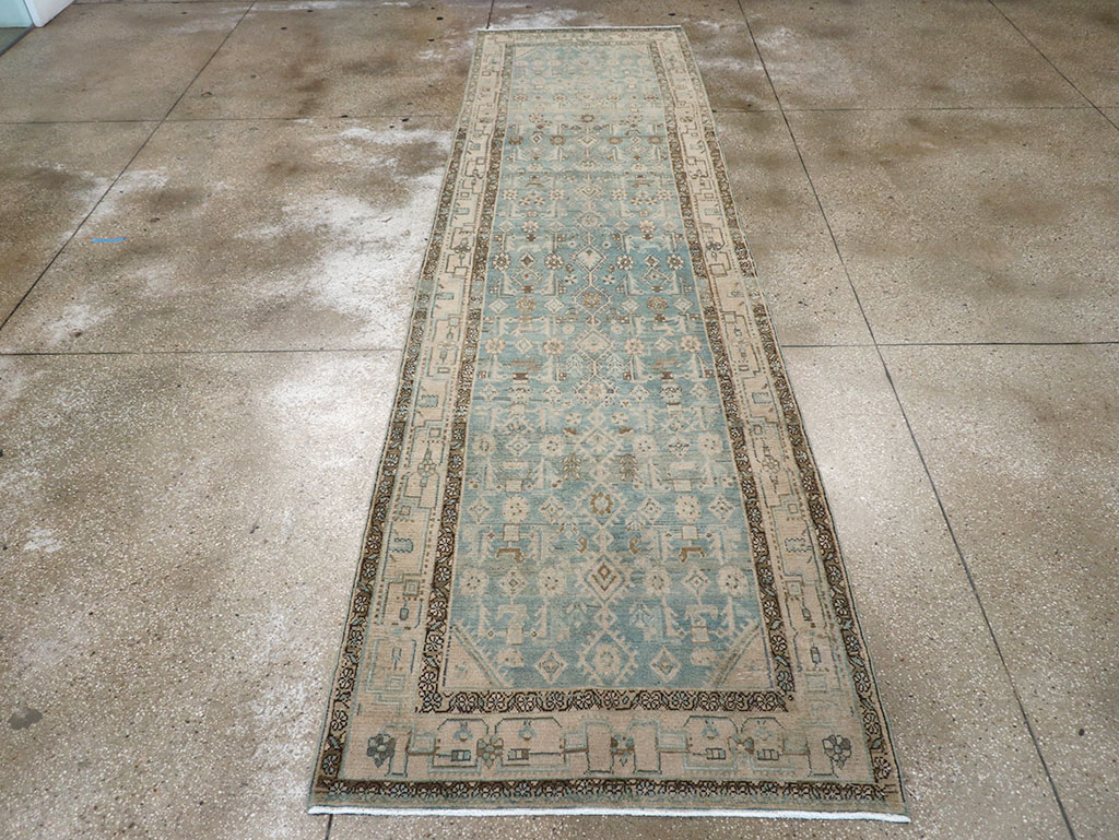 Vintage Persian Malayer Runner, No.32700 - Staging