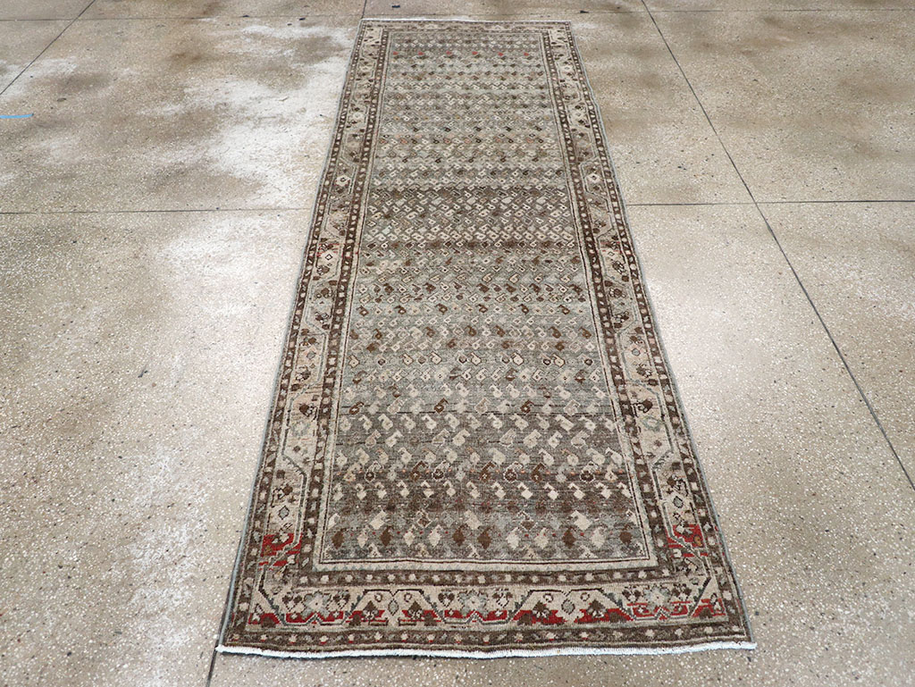 Vintage Persian Malayer Runner, No.32701 - Staging