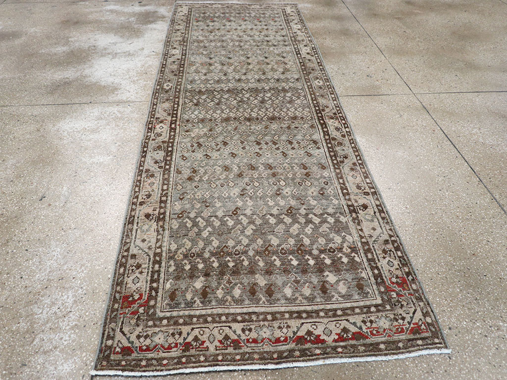 Vintage Persian Malayer Runner, No.32701 - Staging