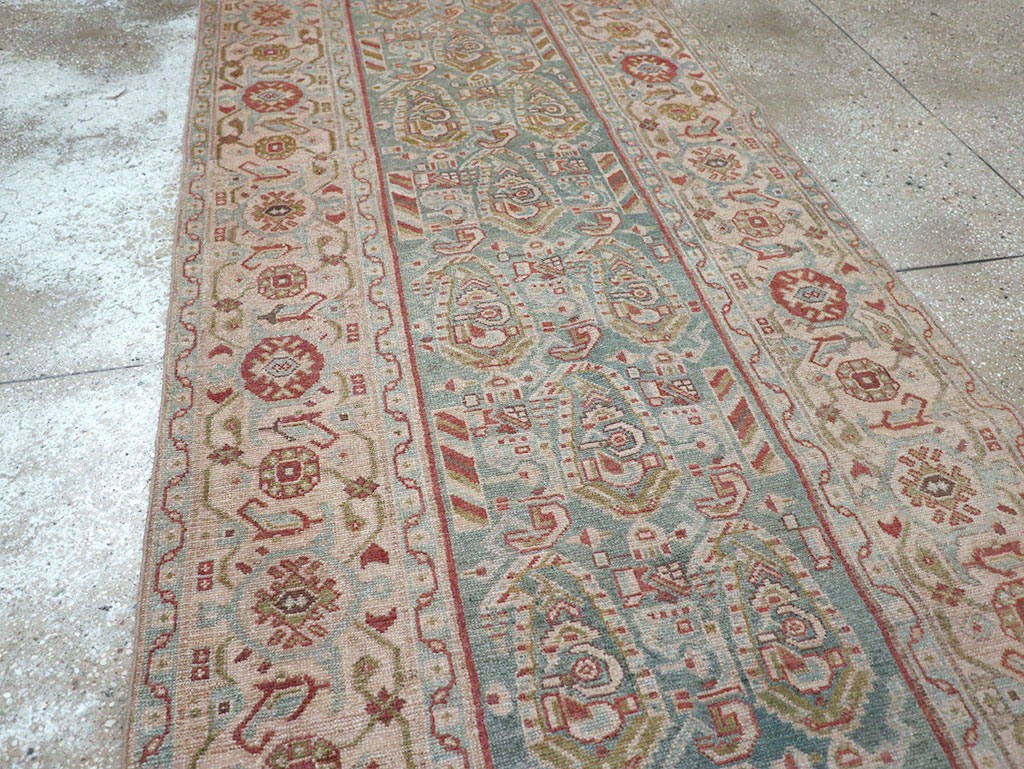 Vintage Persian Malayer Long Runner, No.32703 - Staging