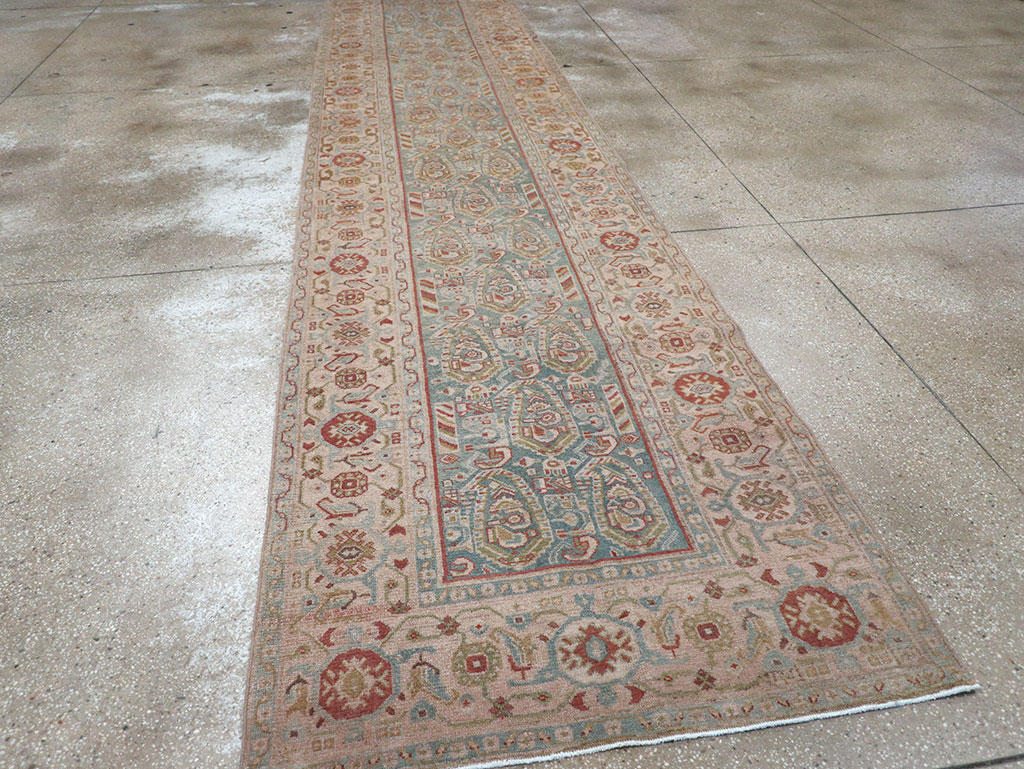 Vintage Persian Malayer Long Runner, No.32703 - Staging