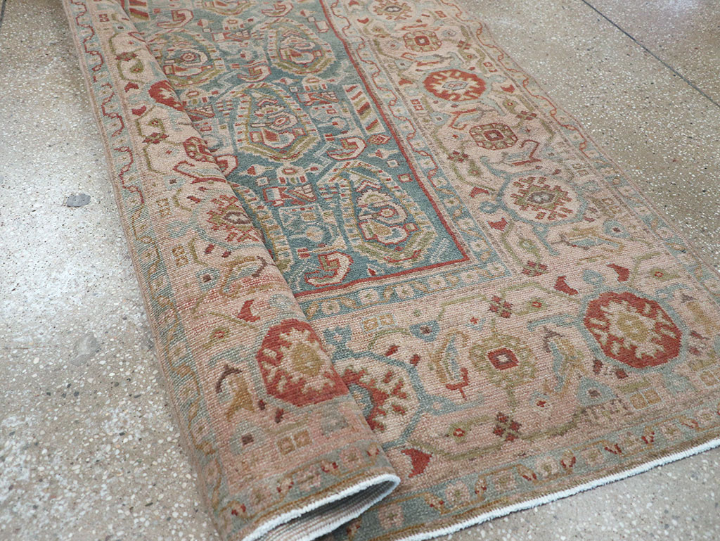 Vintage Persian Malayer Long Runner, No.32703 - Staging