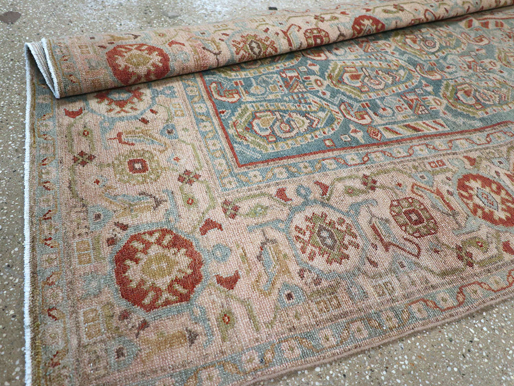 Vintage Persian Malayer Long Runner, No.32703 - Staging