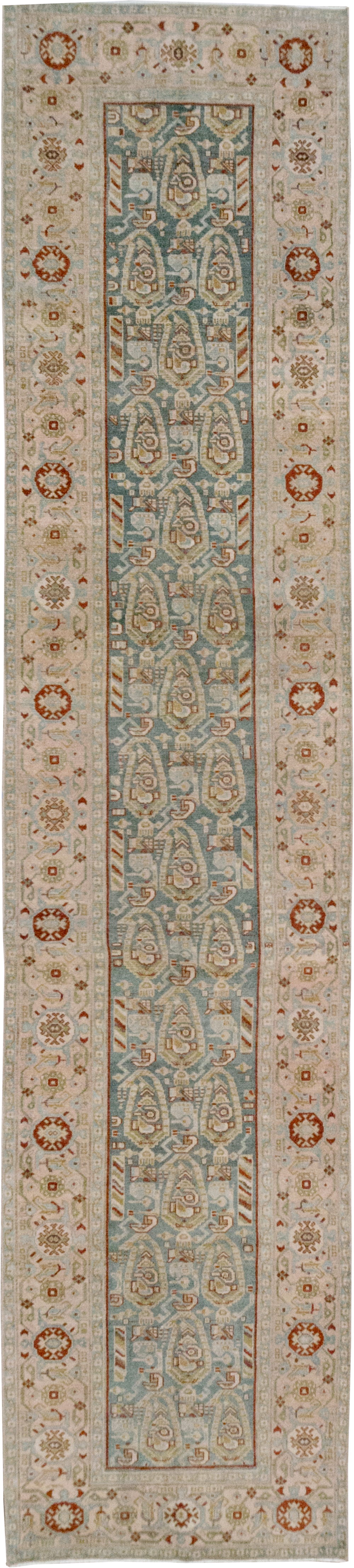 Vintage Persian Malayer Long Runner, No.32705 - Staging