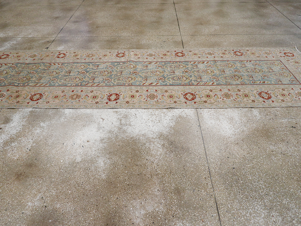 Vintage Persian Malayer Long Runner, No.32705 - Staging