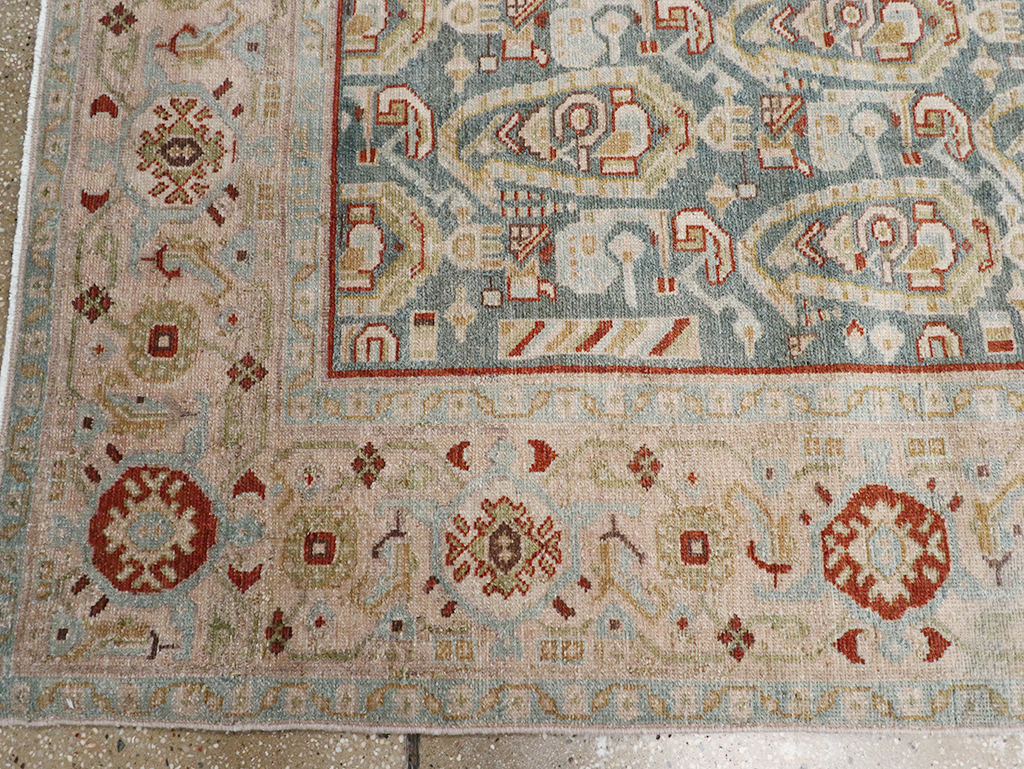 Vintage Persian Malayer Long Runner, No.32705 - Staging