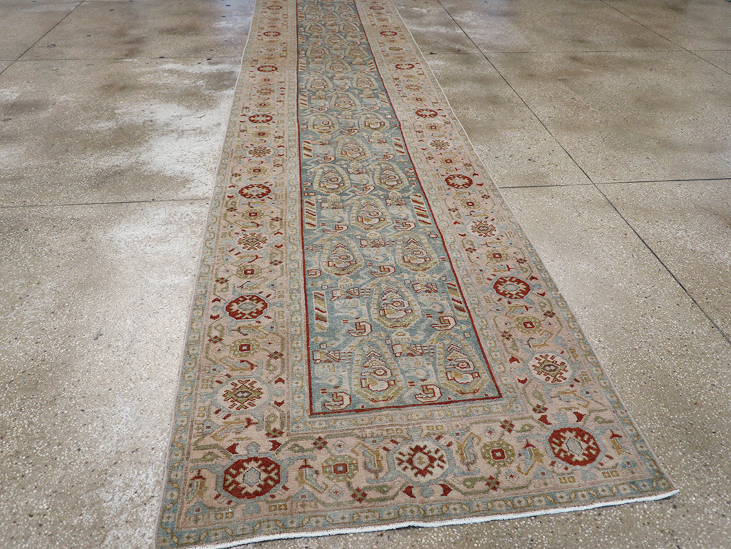 Vintage Persian Malayer Long Runner, No.32705 - Staging