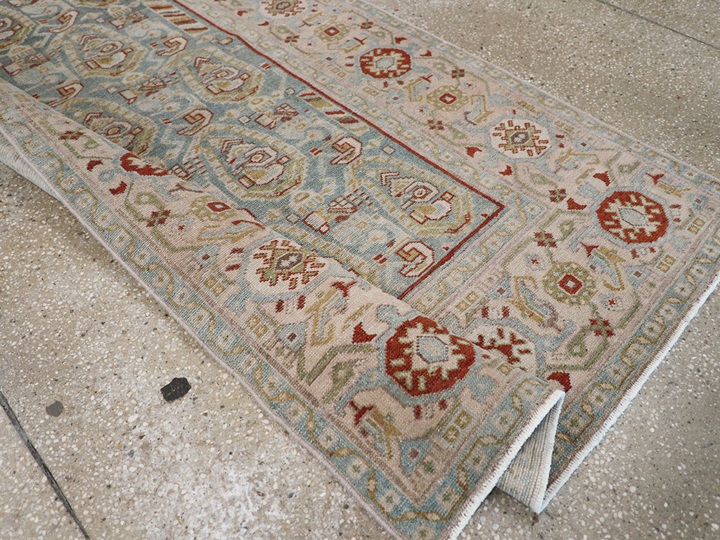 Vintage Persian Malayer Long Runner, No.32705 - Staging