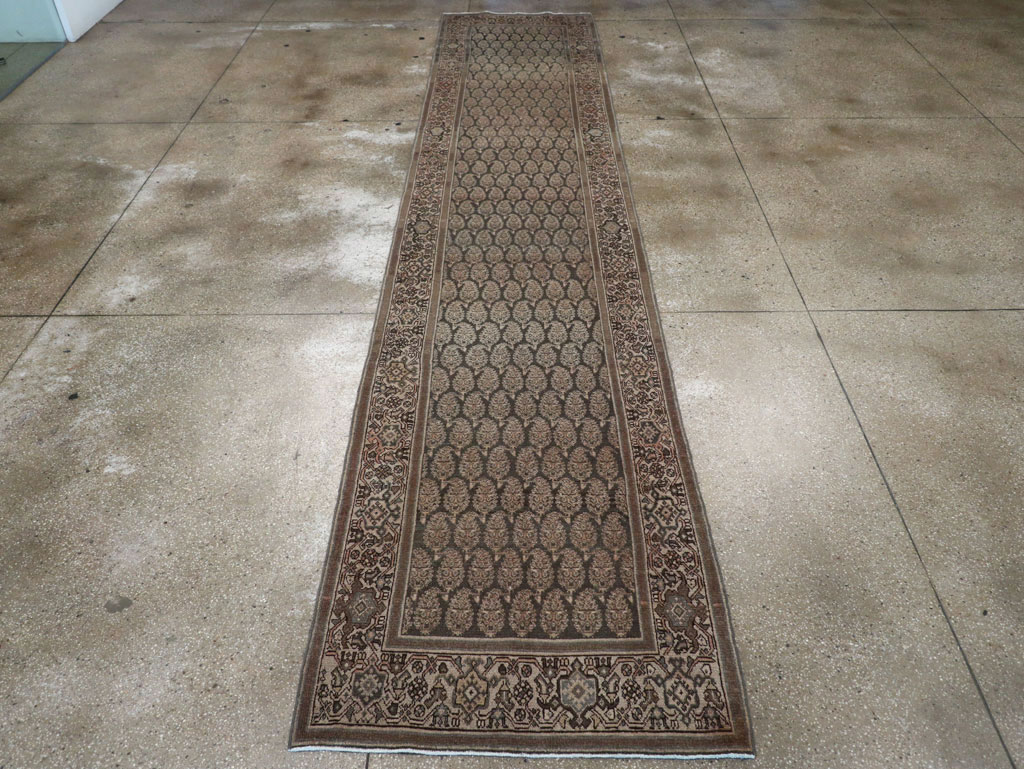Vintage Persian Malayer Long Runner, No.32706 - Staging