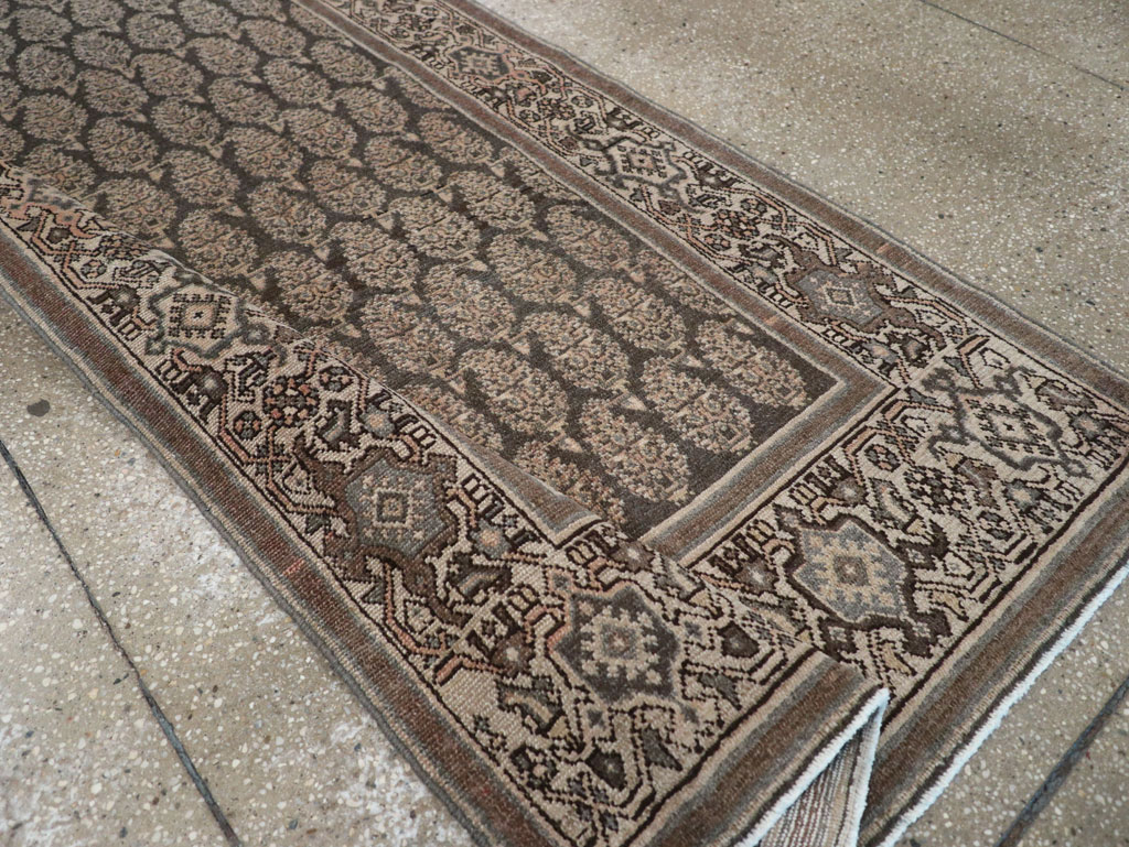 Vintage Persian Malayer Long Runner, No.32706 - Staging